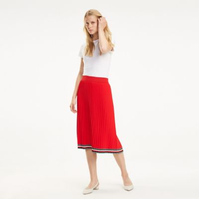 pleated skirt tommy hilfiger