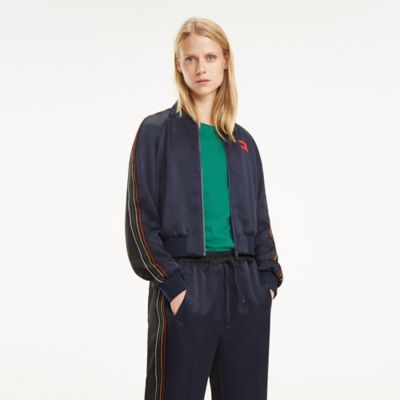 tommy hilfiger track jacket women's