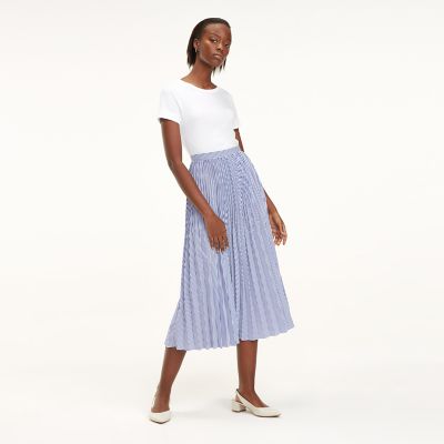 pleated skirt tommy hilfiger