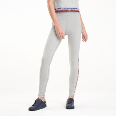 women's tommy hilfiger tape leggings