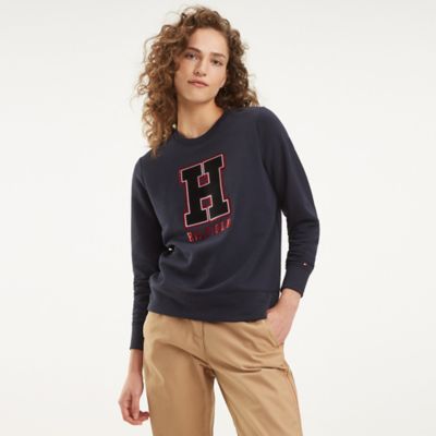 tommy hilfiger college sweatshirt