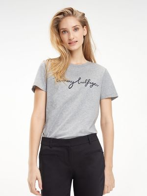 tommy script tee