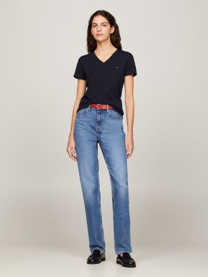 Essential V-Neck T-Shirt, Midnight