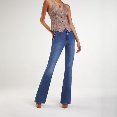 Zendaya High Waist Bootcut Jeans 