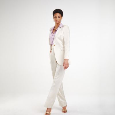 tommy hilfiger white suit