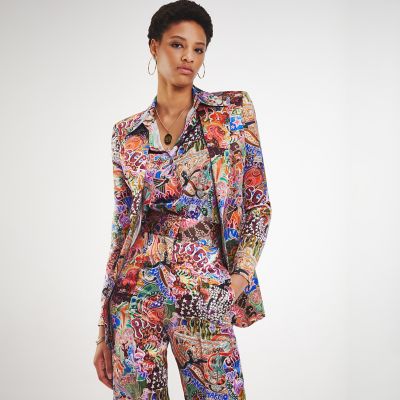 tommy hilfiger floral blazer