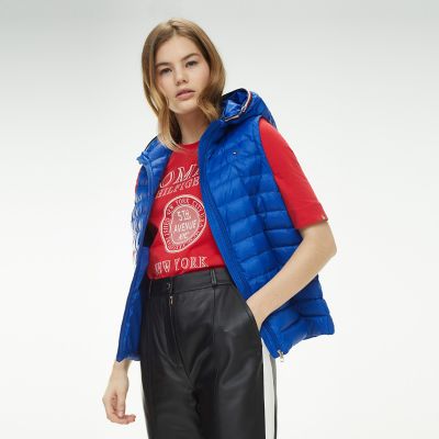 tommy hilfiger women's short packable down jacket