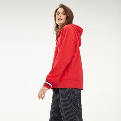 tommy hilfiger relaxed fit hoodie