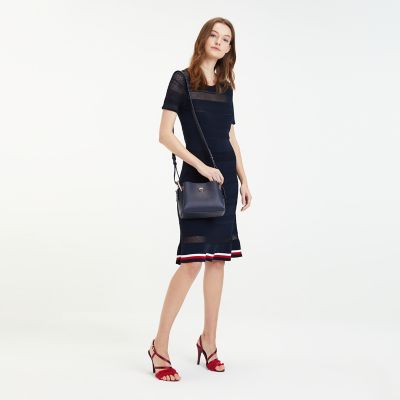 tommy hilfiger crochet dress