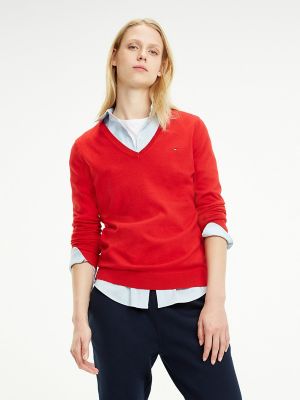 Heritage V-Neck Sweater | Tommy Hilfiger