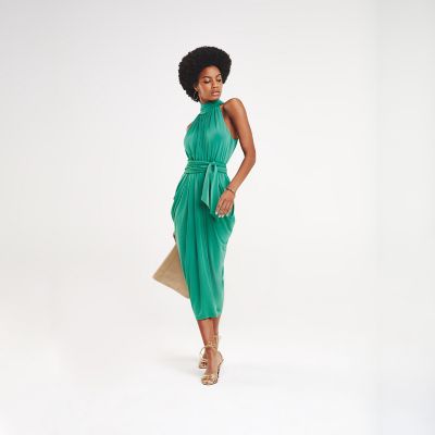 tommy hilfiger green dress