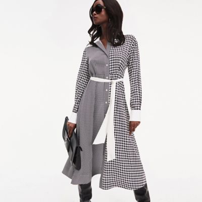 tommy hilfiger houndstooth dress
