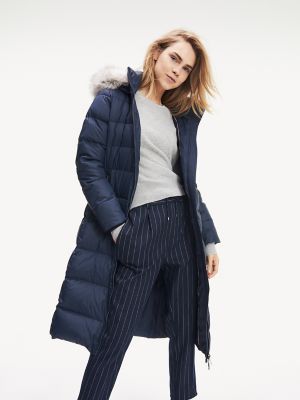 tommy hilfiger fitted maxi coat