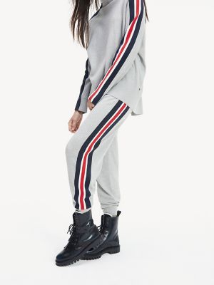 tommy hilfiger striped joggers