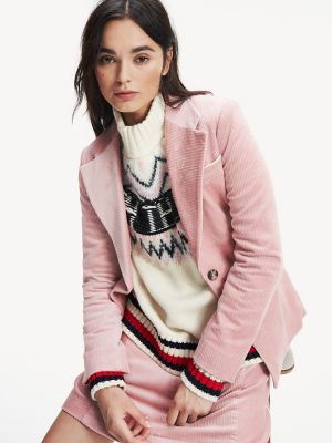 tommy hilfiger pink blazer