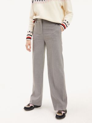 tommy hilfiger grey trousers