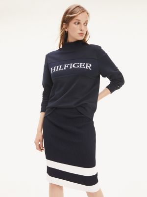 tommy hilfiger mock neck sweater