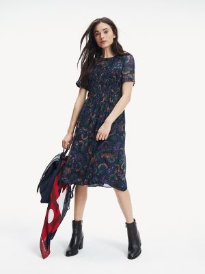 tommy hilfiger chiffon dress