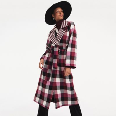 Zendaya Check Coat | Tommy Hilfiger