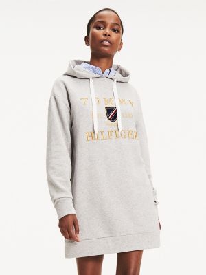 tommy jeans embroidered logo hoodie