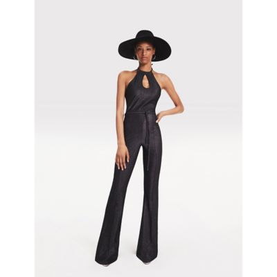 women's metallic jumpsuit