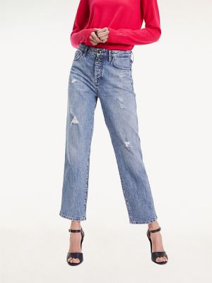 High Rise Straight Fit Jean | Tommy 