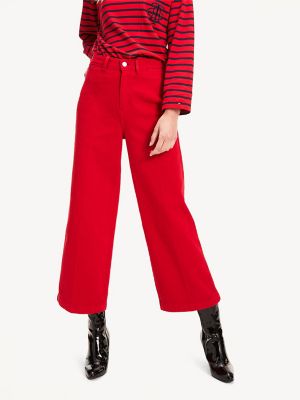 tommy hilfiger wide leg jeans