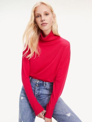 tommy hilfiger mock neck sweater