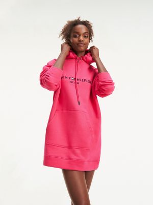 pink tommy hilfiger hoodie