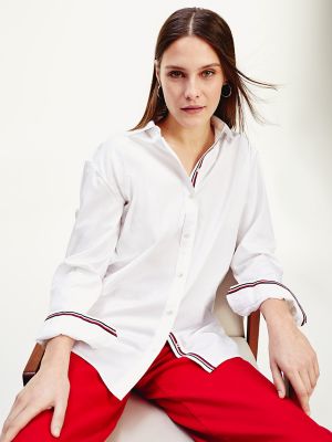 tommy hilfiger boyfriend shirt