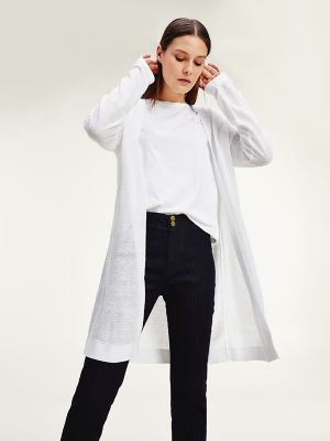 lightweight white cardigan