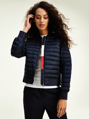 tommy hilfiger down bomber jacket