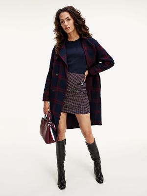 tommy hilfiger plaid boots