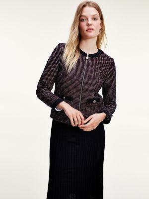 Collarless Tweed Jacket | Tommy Hilfiger