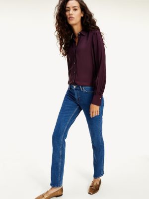 tommy hilfiger curvy straight jeans