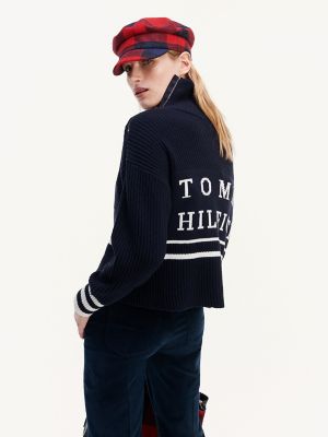 tommy hilfiger varsity sweater