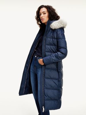 tommy hooded down jacket