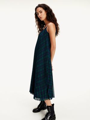 Icon Pleated Midi Slip Dress | Tommy 