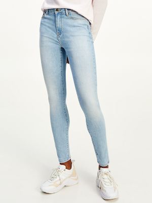 tommy hilfiger high rise skinny jeans