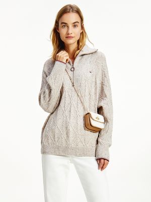 DONEGAL QUARTER-ZIP SWEATER
