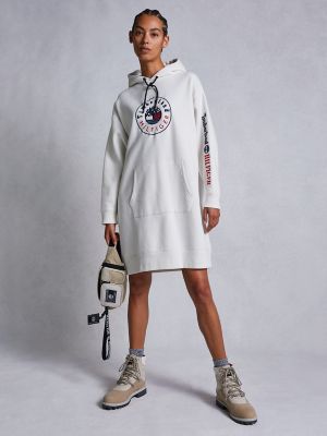 TOMMYXTIMBERLAND Organic Cotton Logo Hoodie Dress
