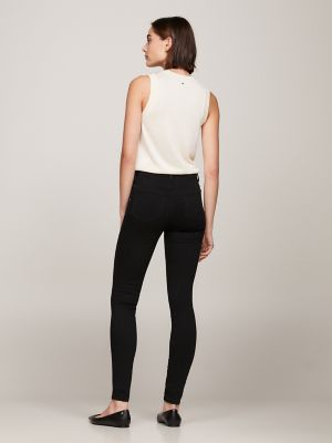 Ultra High-Rise Skinny Fit Black Jean, Black