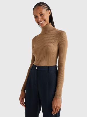 Furnace Rasende sammensnøret Slim Fit Turtleneck Sweater | Tommy Hilfiger