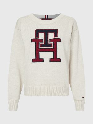 Tommy hilfiger monogram sweater new arrivals