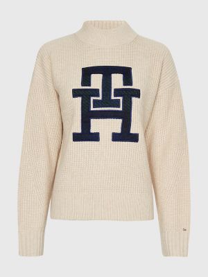 TH Monogram Knit Sweater