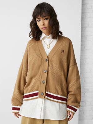 lamp Concurrenten worstelen TH Monogram Relaxed Fit Cardigan | Tommy Hilfiger USA