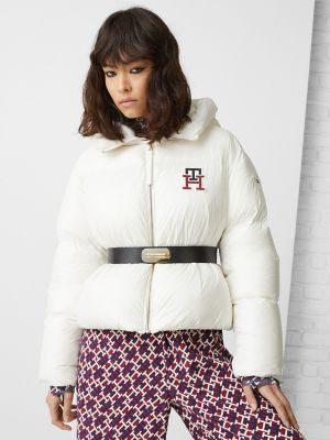 Tommy Hilfiger Women's New York Monogram Jacquard Puffer Jacket