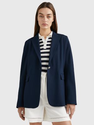 Solid Tailored Blazer | Tommy Hilfiger USA