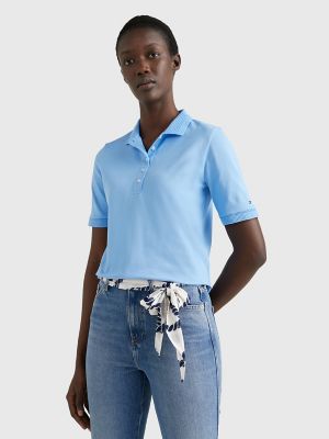 tommy hilfiger royal blue polo