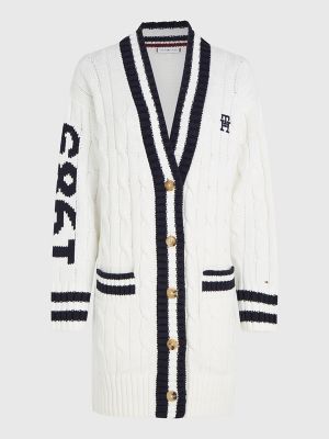Monogram Cable Cardigan USA Tommy | Hilfiger